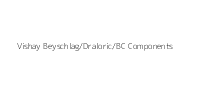 Vishay Beyschlag/Draloric/BC Components